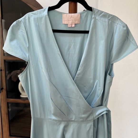 Gal Meets Glam Midi Fit & Flare Wrap Dress - Picture 9 of 14